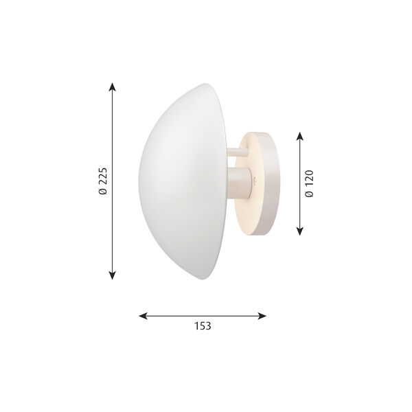 PH Hat vegglampe PH Hat vegglampe, Louis Poulsen