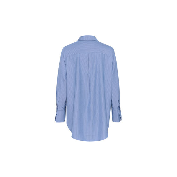 VittaMW Skjorte, skye blå m. stripe, My Essential Wardrobe