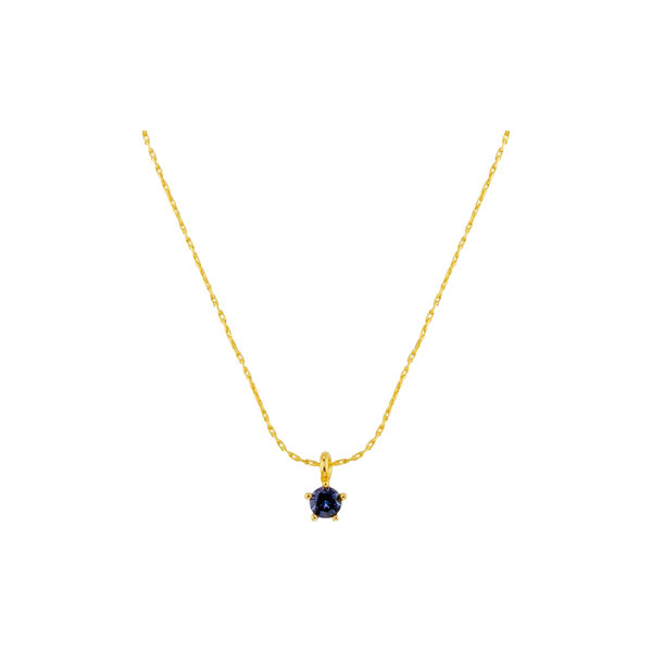 Fine Blue Collar Necklace, pale gold, Orelia