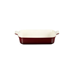 Heritage rektangulært fat 32 cm, garnet