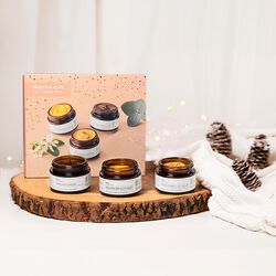 Evolve Smooth & Glow ansiktsmaske Trio gavesett, Evolve Organic Beauty