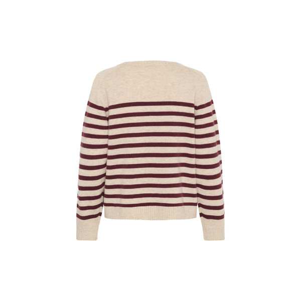 NiakaPW Pullover, tawny port stripe, Part Two