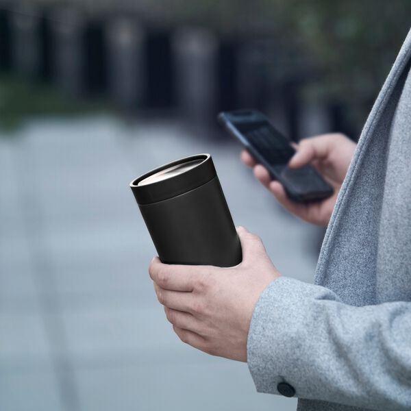 To Go Click termokopp 0,4 L, black metallic, Stelton