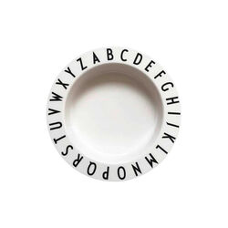 Eat & Learn dyp tallerken &Oslash; 15,5 cm, Design Letters