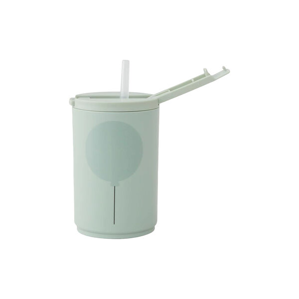 Kids life straw flaske, grønn, Design Letters