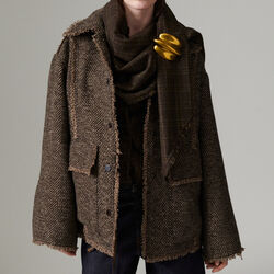DAYHarry - Wool Structure, brown twill, DAY Birger &eacute;t Mikkelsen