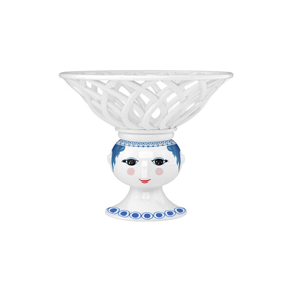 Dora Fruktskål, blå, Bjørn Wiinblad