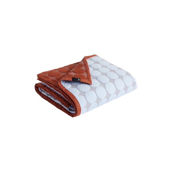 Mega Dot sengeteppe, light blue, HAY