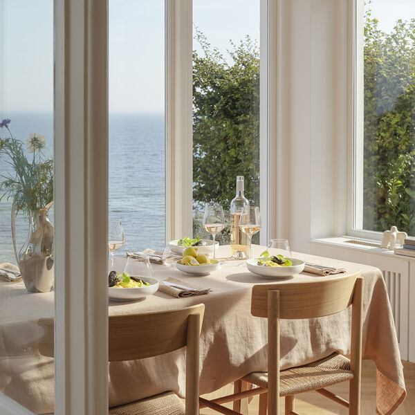 KOPPEL lunsjtallerken 22 cm, hvit, Georg Jensen