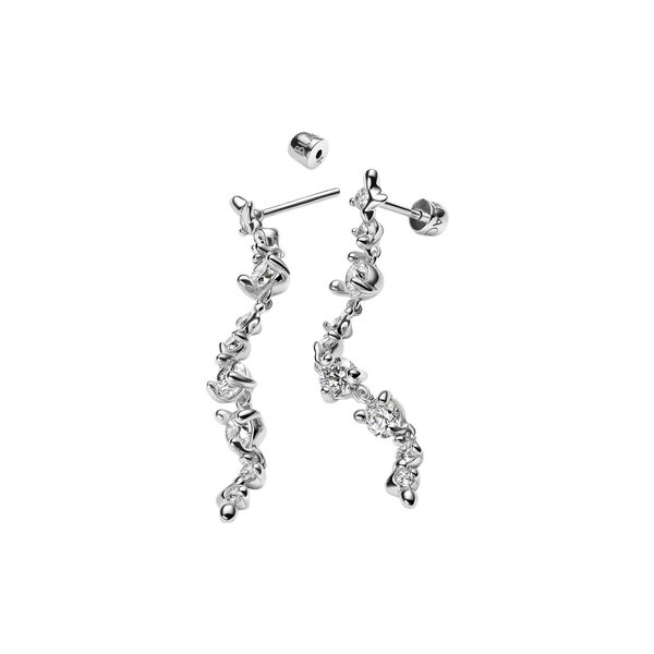 Arctic Øreringe Large, sølv, Maria Black