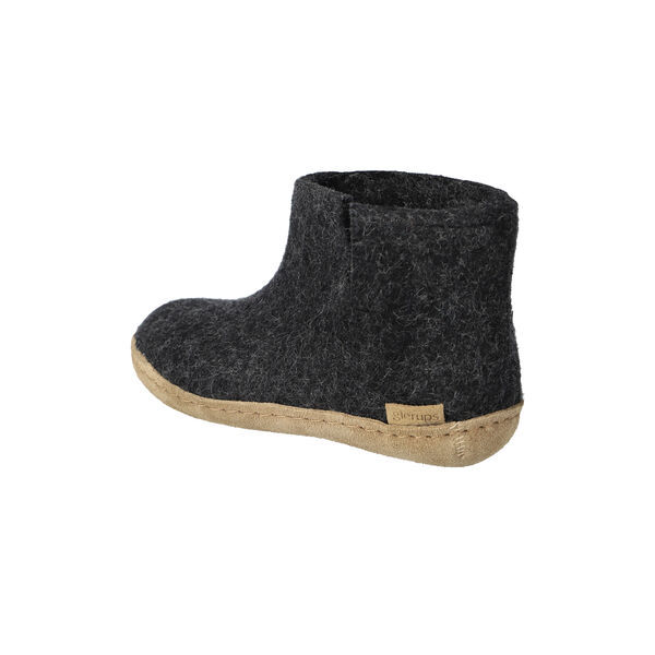 Filtankelstøvel junior, koksgrå Filtankelstøvel junior, koksgrå, Glerups