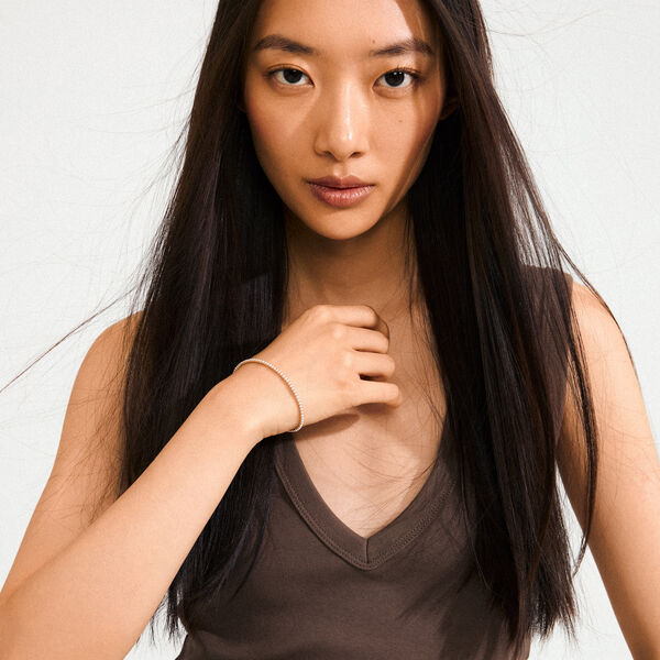 ARASH perlearmb&aring;nd, gullbelagt, Pilgrim