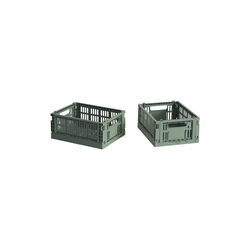 HAY Colour Crate Mini 2 stk., sage green, HAY