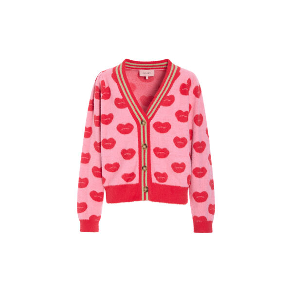 Lilou Cardigan, kiss me art print Lilou Cardigan, kiss me art print, HUNKØN