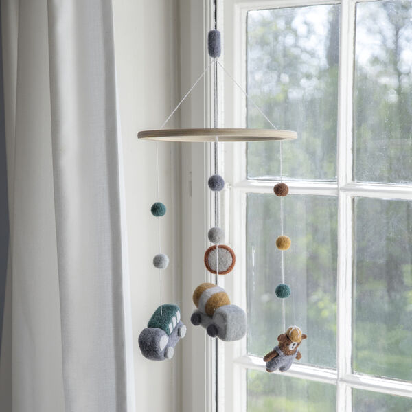 Busy Builders Baby Mobile, Sebra