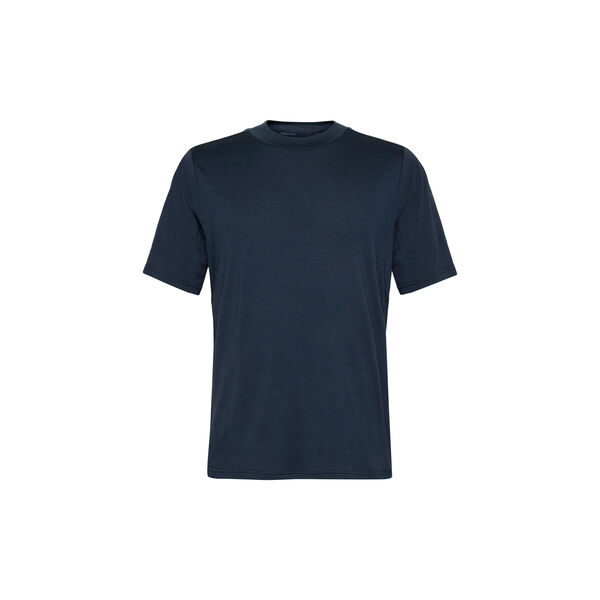Cleaver Wool 175 Single constructed t-shirt - RWS, total eclipse, KnowledgeCotton Apparel 