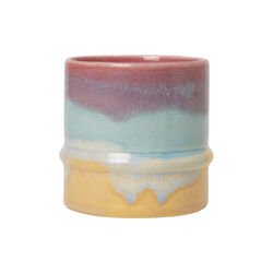 Poppery krus, pink/mint/gul, K&auml;hler