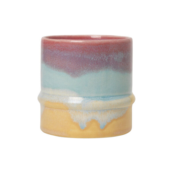 Poppery krus, pink/mint/gul, K&auml;hler