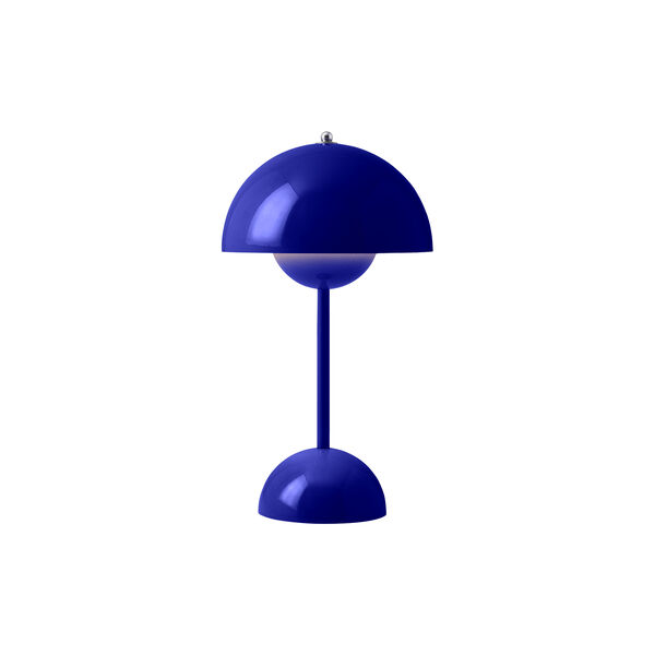 Flowerpot VP9 oppladbar bordlampe, Cobalt Blue Flowerpot VP9 oppladbar bordlampe, Cobalt Blue, &Tradition