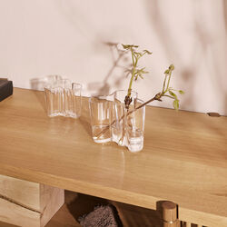 Alvar Aalto vase, klar, Iittala