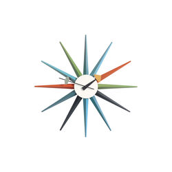 Sunburst Clock, multicolor Sunburst Clock, multicolor, Vitra