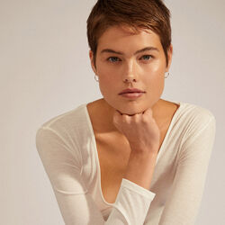 EANNA resirkulerte medium hoops, s&oslash;lvbelagt, Pilgrim