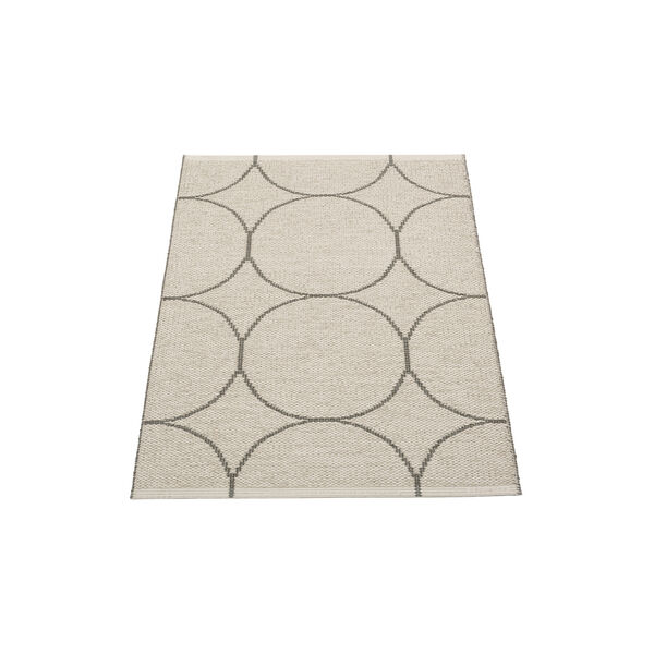 Boo gulvl&oslash;per, charcoal/linen, Pappelina