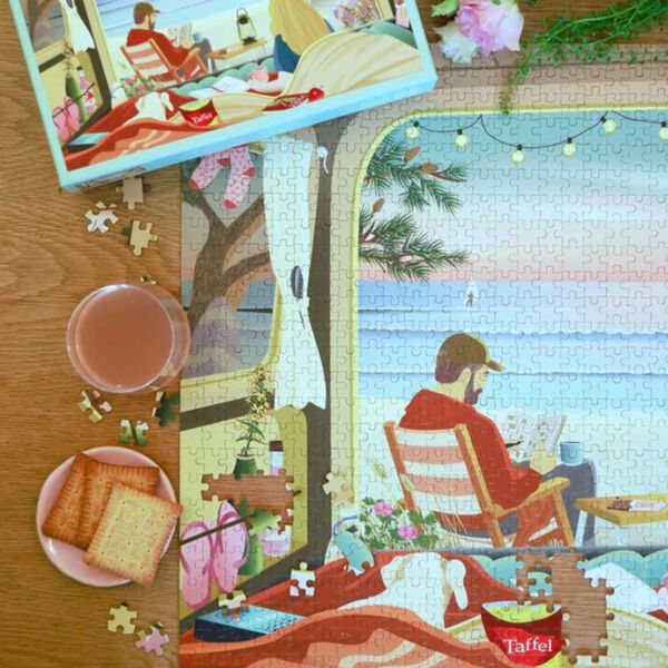Camper by the Ocean Puzzle 1000 pieces, ViSSEVASSE