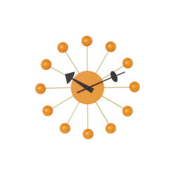 Ball Clock, orange, Vitra 