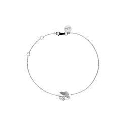 Firkl&oslash;ver armb&aring;nd, s&oslash;lv, Flora Danica Jewellery
