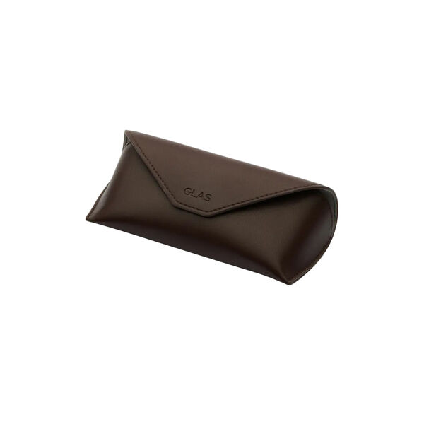 Vegan Leather Envelope Case Brown Vegan Leather Envelope Case Brown, GLAS Eyewear