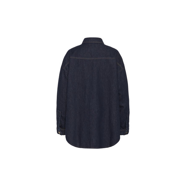 MaloMW 143 Shirt, dark blue un-wash, My Essential Wardrobe