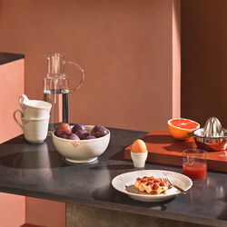 Korall Riflet Blonde skål 110 cl, Royal Copenhagen