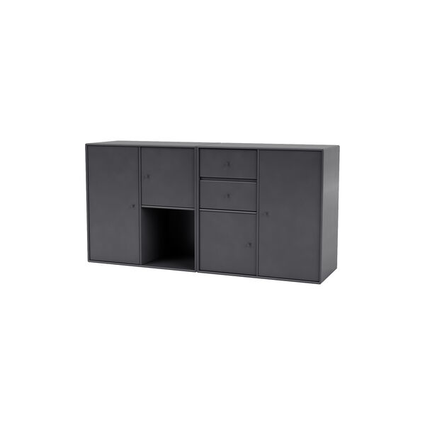 COUPLE bred skjenk, 36 coal, Montana Furniture
