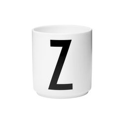 Arne Jacobsen porselenskopp, Z, Design Letters