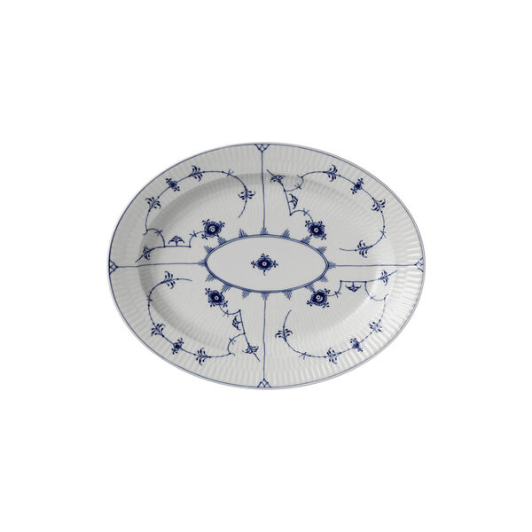 Musselmalt Riflet fat 30,5 cm, Royal Copenhagen