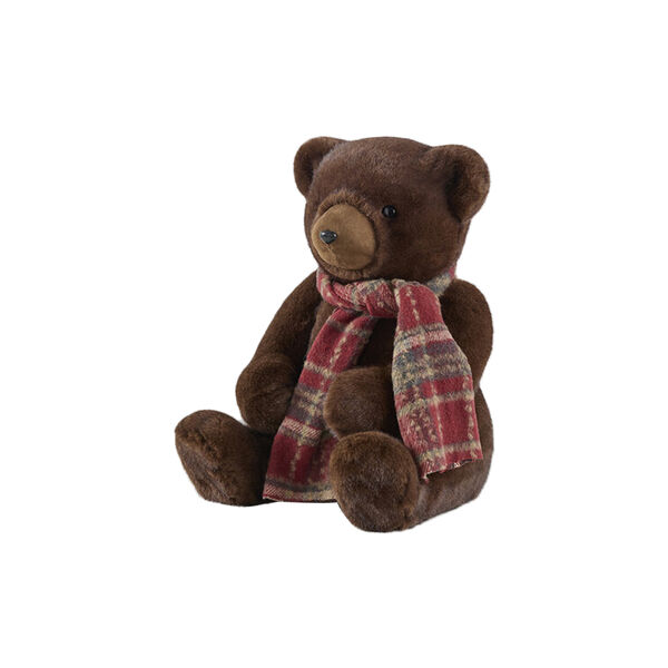 Bamse med skjerf, brown, Enzo de Gasperi