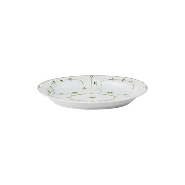 Gr&oslash;nn Musselmalt Riflet Oval fat, Royal Copenhagen