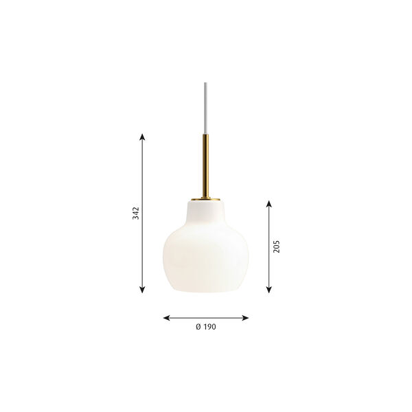 VL Ringkrone 1 pendel, Louis Poulsen