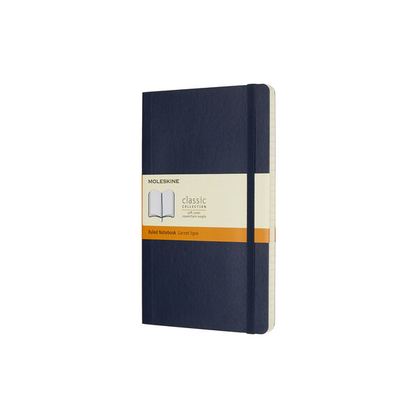 Classic Notebook linjerte sider, safirbl&aring;, Moleskine