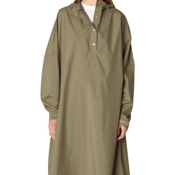 RAIN221SP Poncho With Sleeves, covert green, Ilse Jacobsen Hornbæk