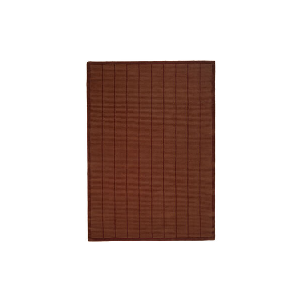 Woven Tatami gulvteppe, rust, Linie Design