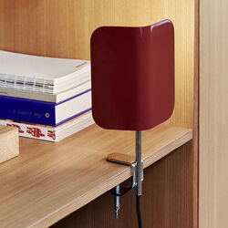 Apex Clip Lamp, maroon red, HAY