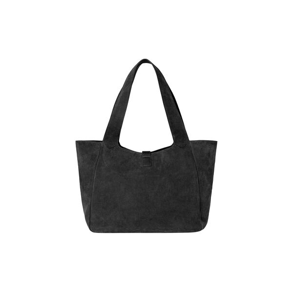 Lucille Tote Bag Large, black suede Lucille Tote Bag Large, black suede, CAMILLA PIHL