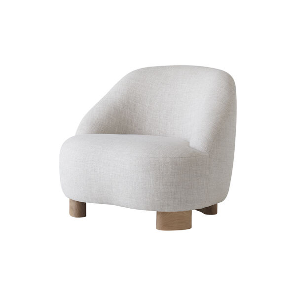 Margas loungestol LC1, off-white/eik, &Tradition