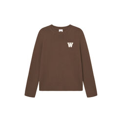 WWTay L Knit Pullover, desert palm, Wood Wood