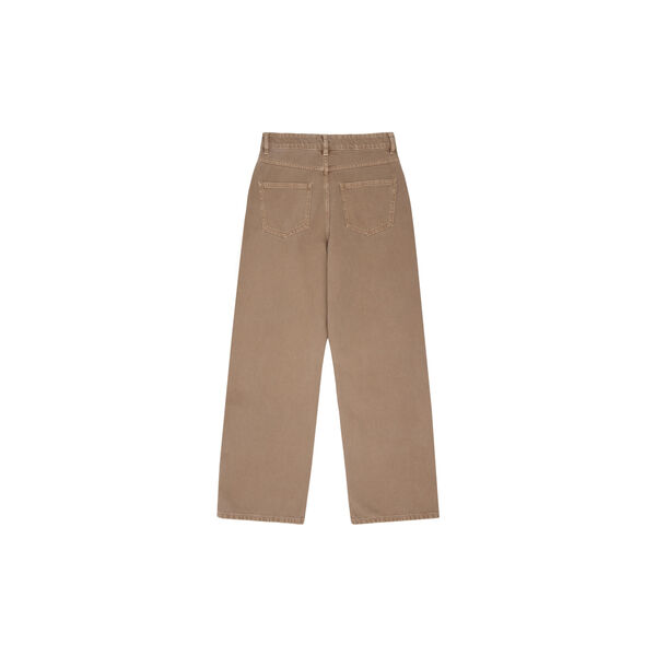 GALE straight mid-rise raw twill 5-pocket pants - GOTS/Vegan, tiramisu GALE straight mid-rise raw twill 5-pocket pants - GOTS/Vegan, tiramisu, KnowledgeCotton Apparel