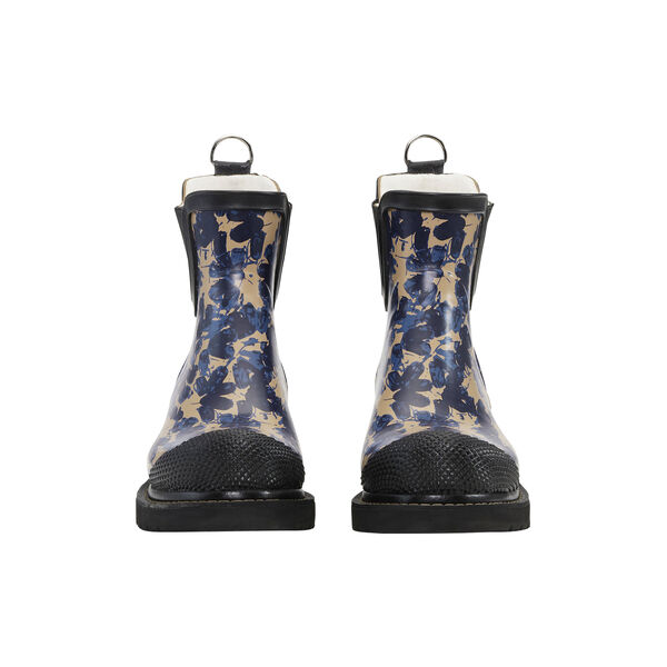 Short Rubber Boot | Beige Butterfly | Gummist&oslash;vel, Ilse Jacobsen Hornb&aelig;k