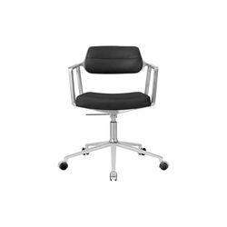VIPP453 Swivel+ Chair with Castors, black/polished aluminium VIPP453 Swivel+ Chair with Castors, black/polished aluminium, Vipp