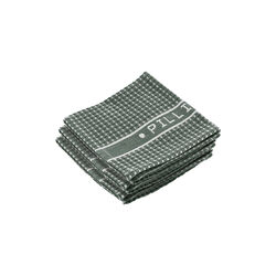 Kjøkkenklute 3 stk., grønn/hvit, Pillivuyt